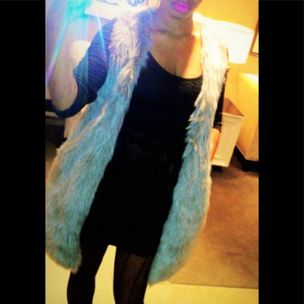 Arden B. Faux Fur vest. Size med